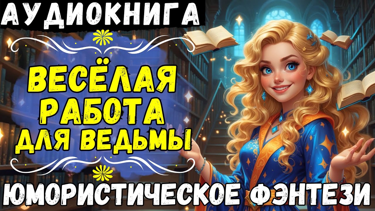 ВЕСЁЛАЯ  РАБОТА ДЛЯ ВЕДЬМЫ /😂 ЮМОРИСТИЧЕСКОЕ ФЭНТЕЗИ ✨ / СЛУШАТЬ АУДИОКНИГУ ПОЛНОСТЬЮ