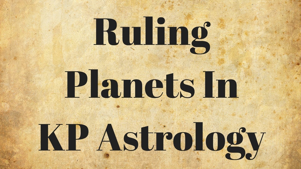 Ruling Planets In KP Astrology #kpastrology #planets #astrology #learnastrology #vedicastrology