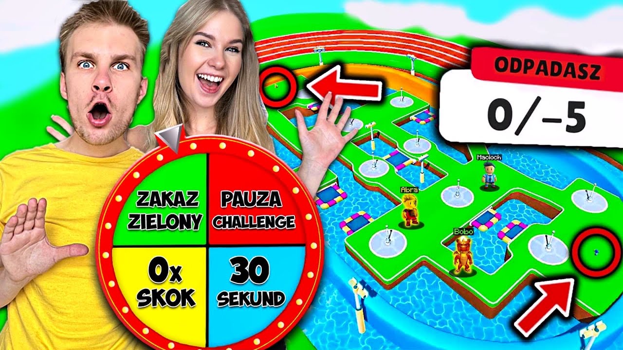 KOŁO FORTUNY DECYDUJE ⚠️ *CZEGO NIE MOŻEMY ⛔️ i CO MUSIMY ROBIĆ* z BOBO w Stumble Guys! 😱