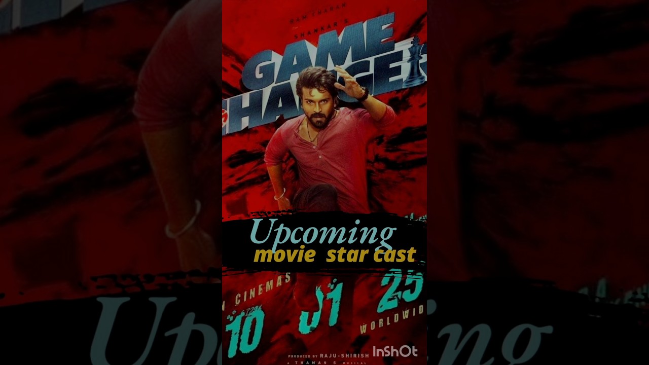 Game changer upcoming movies hindi south || #shortsfeed #trending #viralshort #ramcharn