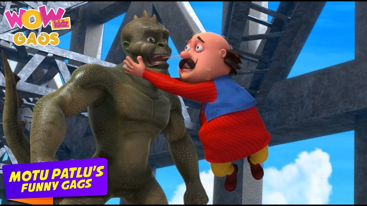 Motu Patlu's Funny Gags | season 13 Compilation | 121 | Hindi Cartoon For Kids | Animated Series