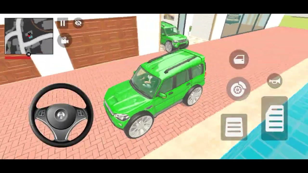 Franklin ka Ultimate Modified Green Scarpio in Ghar ka Bahar 