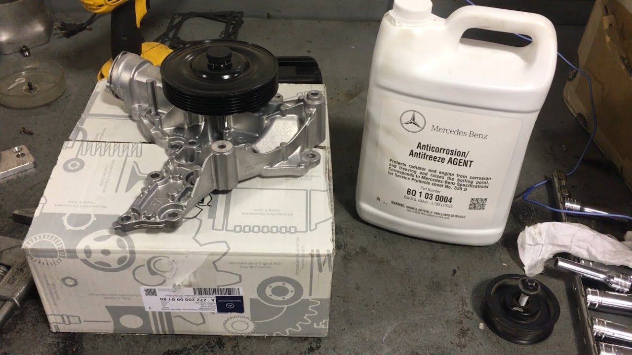 2011 Mercedes-Benz ML350 4matic water pump replacement