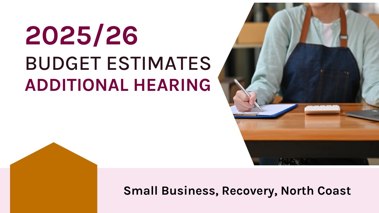 Budget Estimates 2025-2026 - Hon Ms Janelle Saffin MP - Thursday 26 February 2026