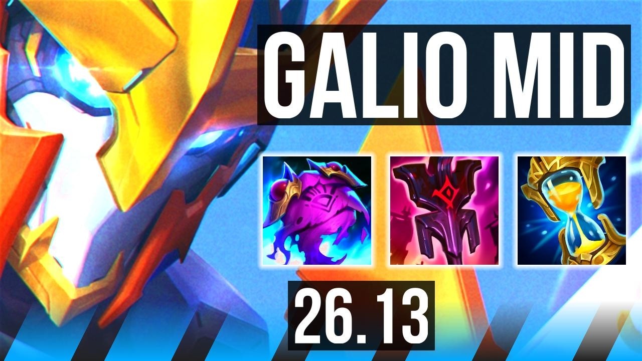 GALIO vs VIKTOR (MID) | KR Master | 26.13