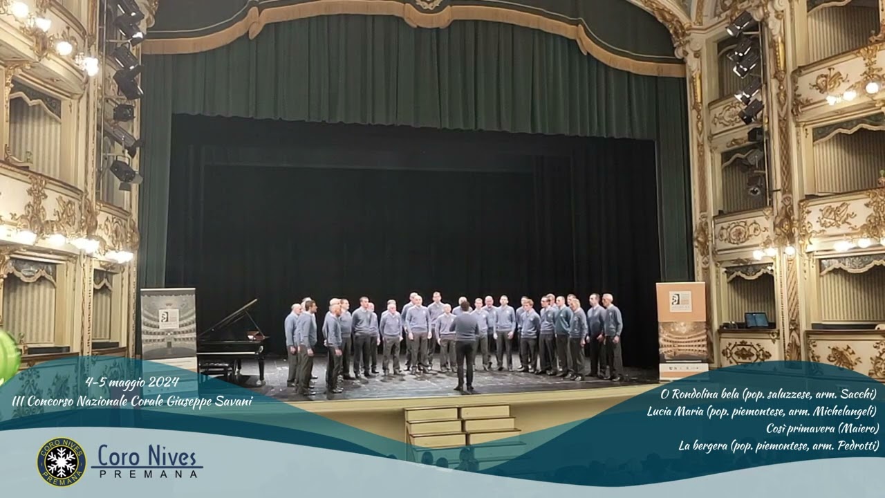 Coro Nives al III Concorso Nazionale Savani