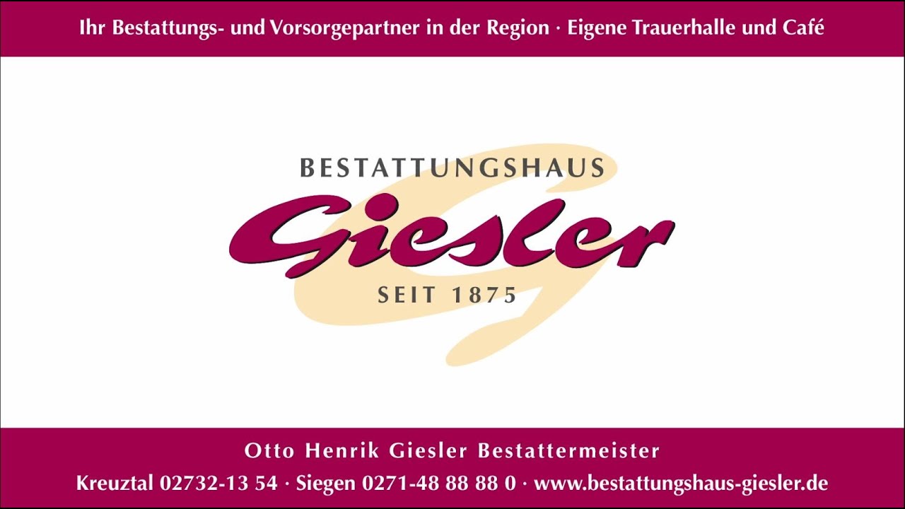 Bestattungshaus Giesler - Vorstellungsvideo