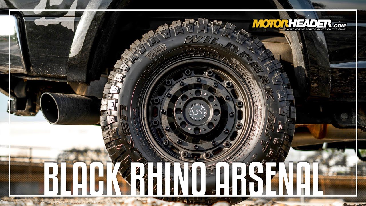 Black Rhino Arsenal wheels from MotorHeader India