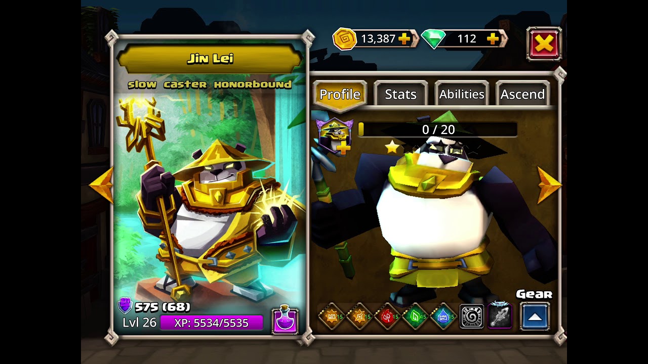 My best legendary heroes in dungeon boss (lord zomm, Jin lei, moriko, shade)