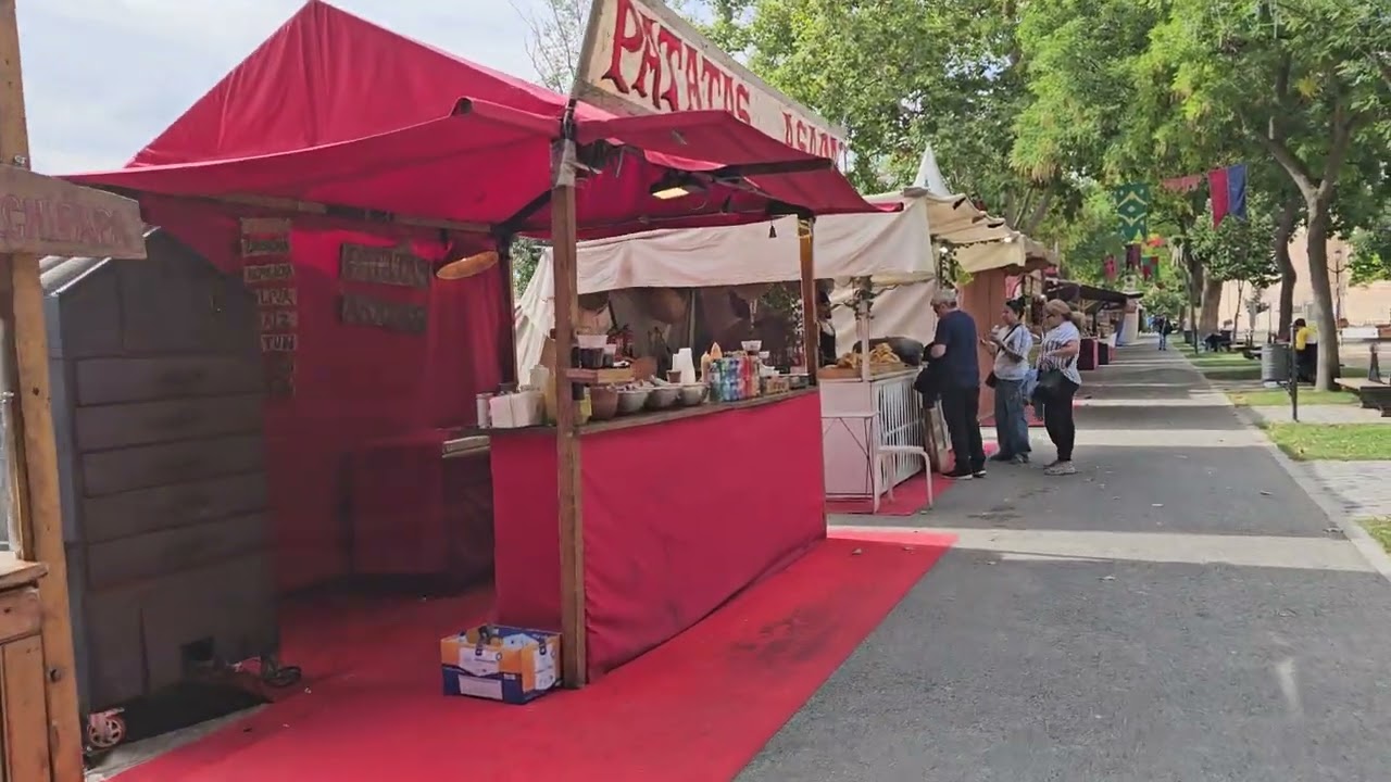 Es Segovia. Paseo Salón. Mercado Medieval. 550 Aniversario Proclamación Isabel La Católica 4/10/2024