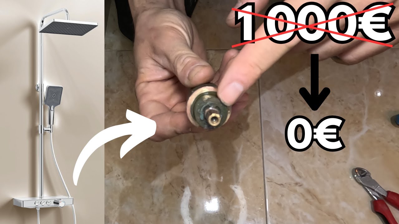 Comment RÉPARER FACILEMENT sa colonne de douche ? (ET ECONOMISER 1000€ ! 🤑)