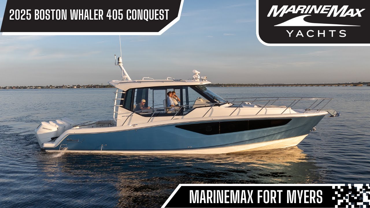 New 2025 Boston Whaler 405 Conquest Available | MarineMax Fort Myers