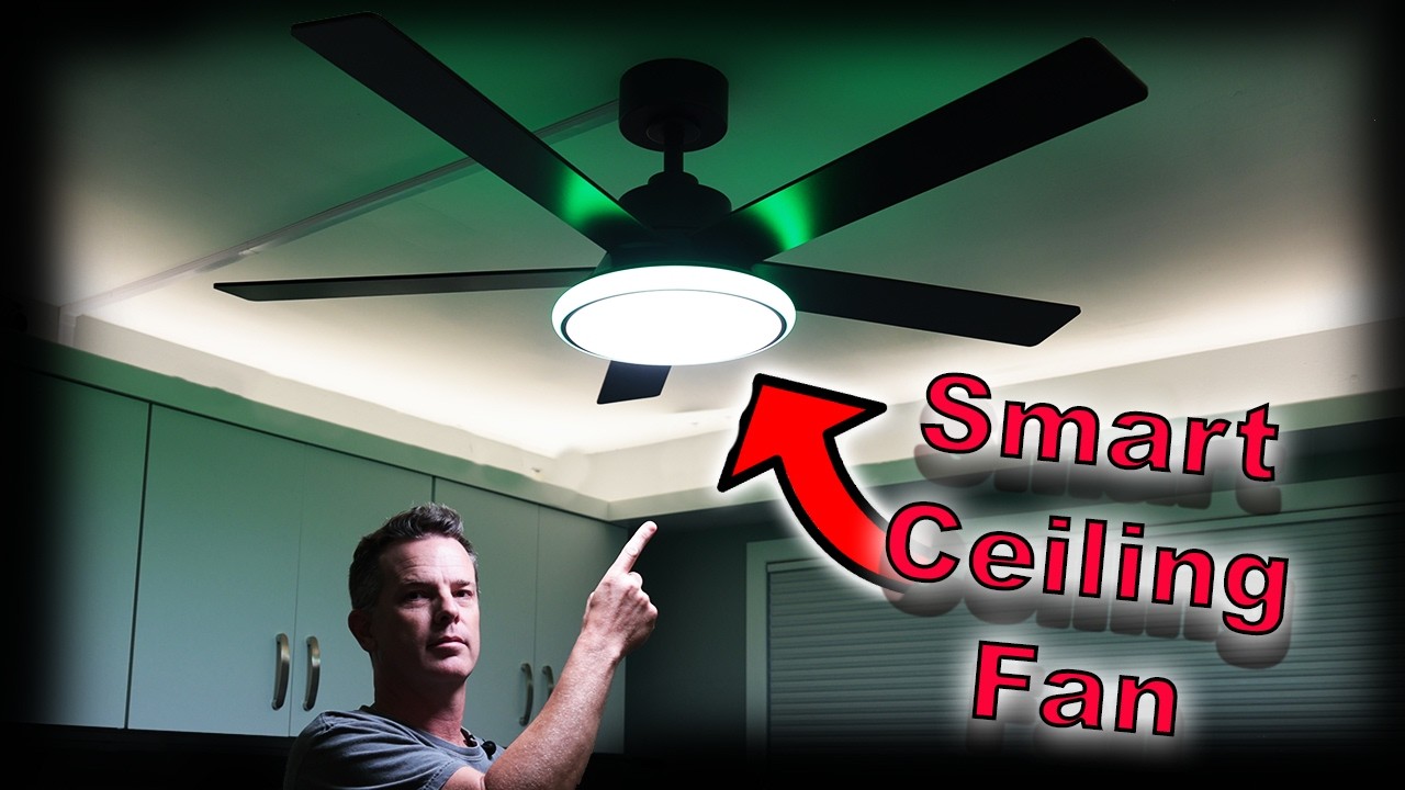 How To Install A Smart Ceiling Fan - Lumary Ceiling Fan Install and Review