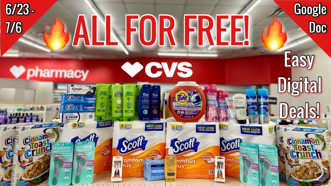 CVS Free & Cheap Digital Coupon Deals & Haul | 6/23 - 7/6 lEasy Money Makers!🙌🏾| Learn CVS Couponing