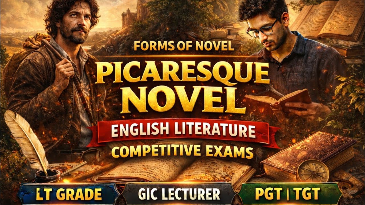 Picaresque Novel Explained | Forms of Novel | LT Grade | GIC Lecturer | PGT TGT