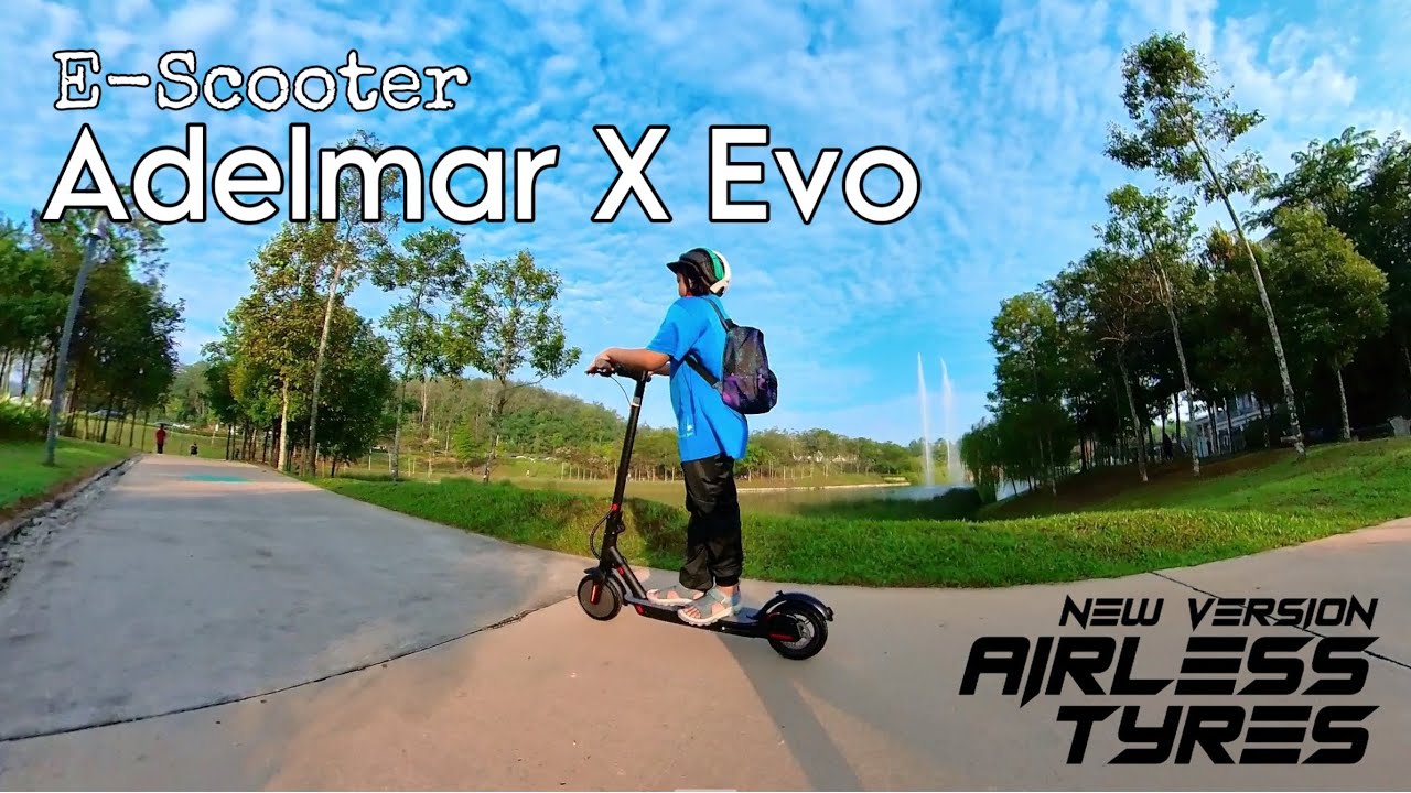 E Scooter Adelmar X Evo | Harga Bawah RM1K