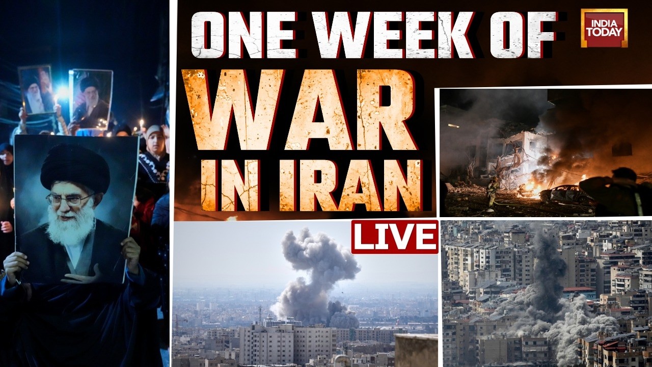 Iran Israel US War News LIVE: One Week Of War In Iran | What Happens Next? What Is The End Game?