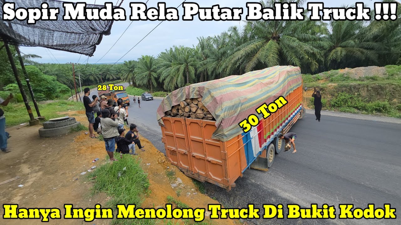 Luar Biasa || Sopir Rela Putar Balik Dan Tolak Uang Dari Sopir Yang Ditolong Dibukit Kodok