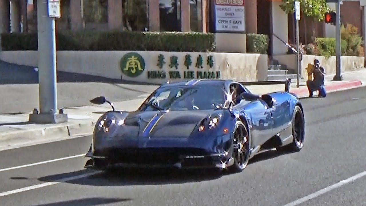 Pagani Huayra BC POWERSLIDE + REVS!!