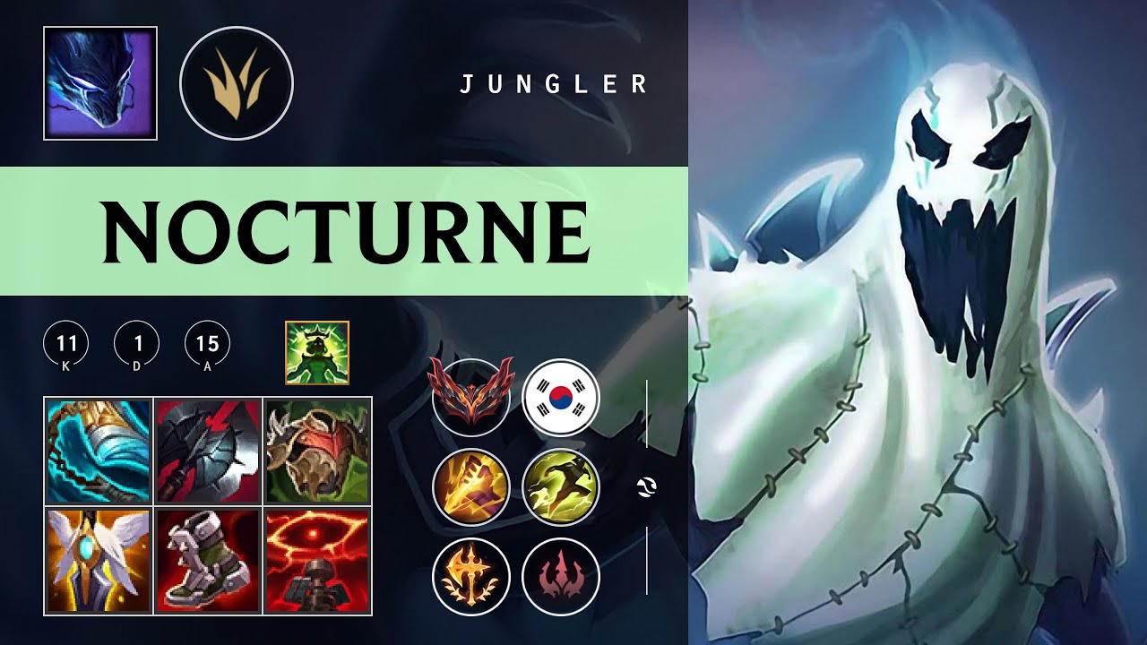 Nocturne Jungle vs Jayce - KR Grandmaster Patch 26.01