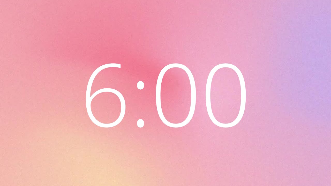 6 Minute Timer - Gentle Alarm