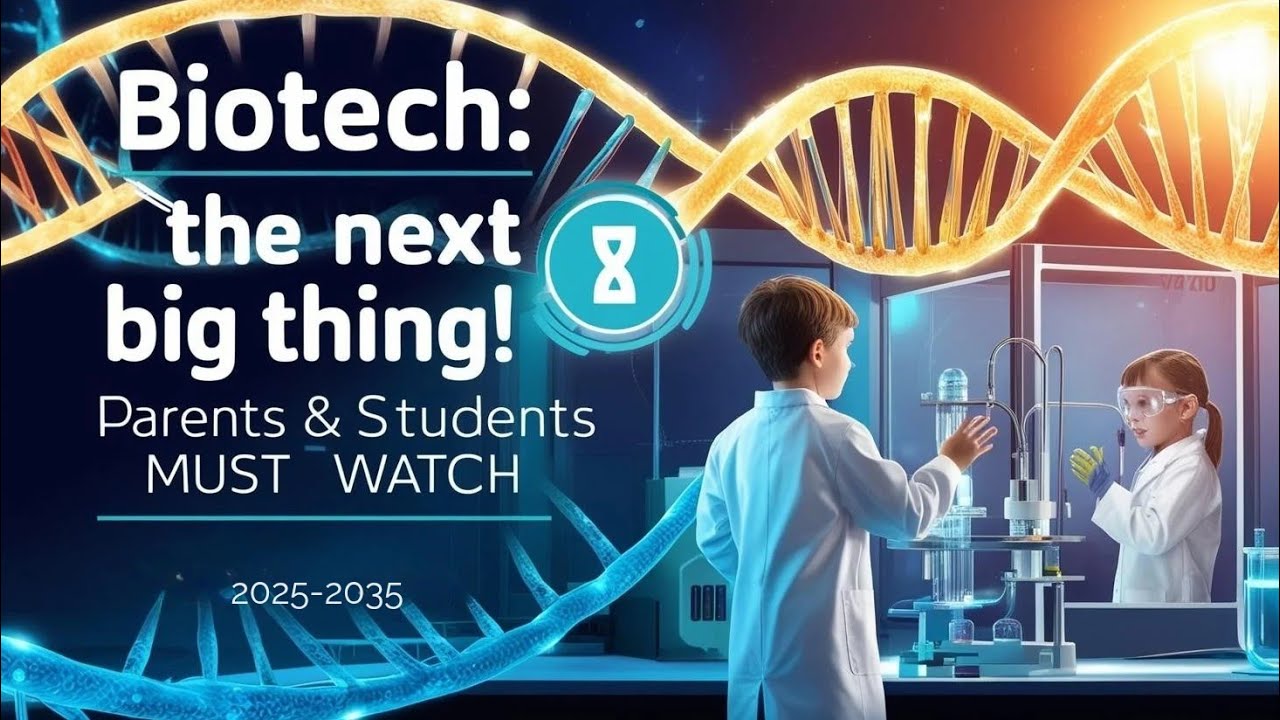 Biotech The NEXT BIG thing, Students must know before it is too late