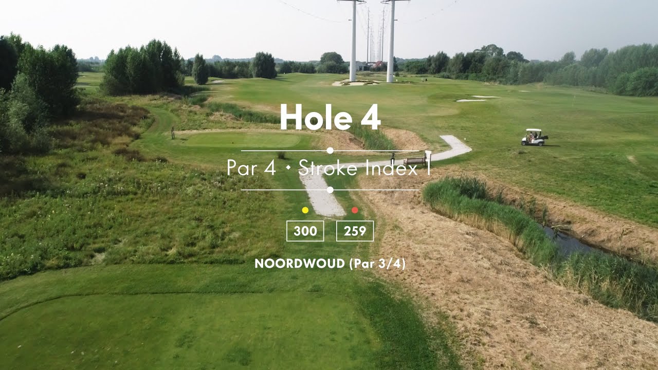 Golfbaan Bentwoud - PAR 3/4 BAAN NOORDWOUD - HOLE 4