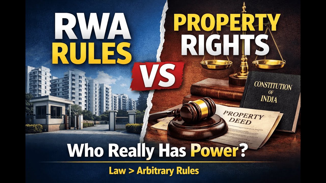 WA Rules vs Property Rights: What Resident Welfare Associations Can Legally Do in India