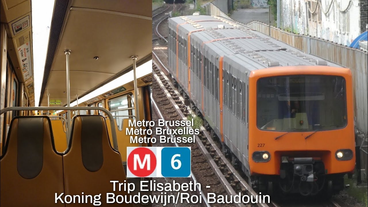 Metro Brussel Bruxelles Brüssel Brussels/Trip Lijn/Ligne 6 Elisabeth➡️Koning Boudewijn/Roi Baudouin