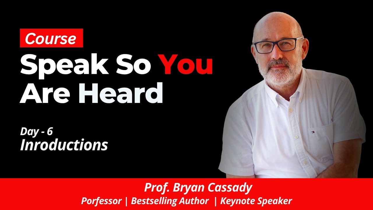 Day 6 - Inroductions - speak so you are heard beta test