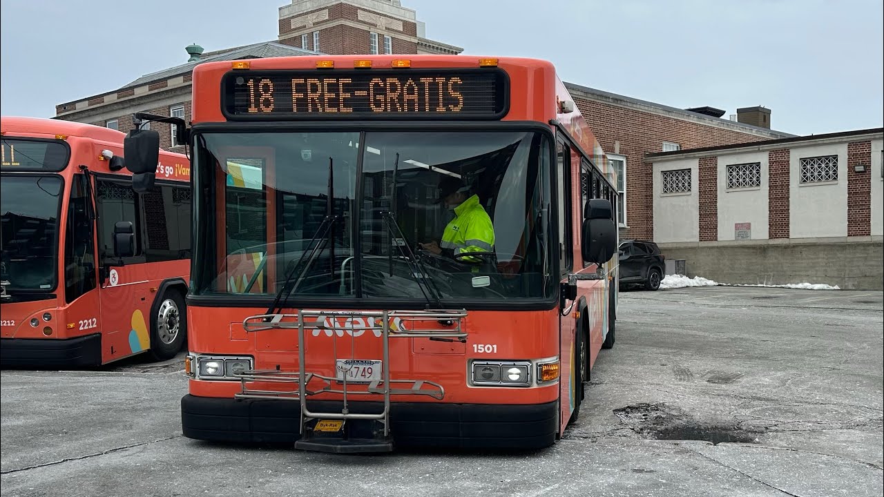 MEVA 2015 Gillig Corporation Advantage 35’ #1501 Ride on route 18