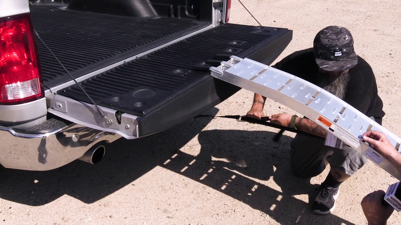 Ocelot Standard Duty Arched Folding Loading Ramp With Louvers Dirt Sport Cruiser
