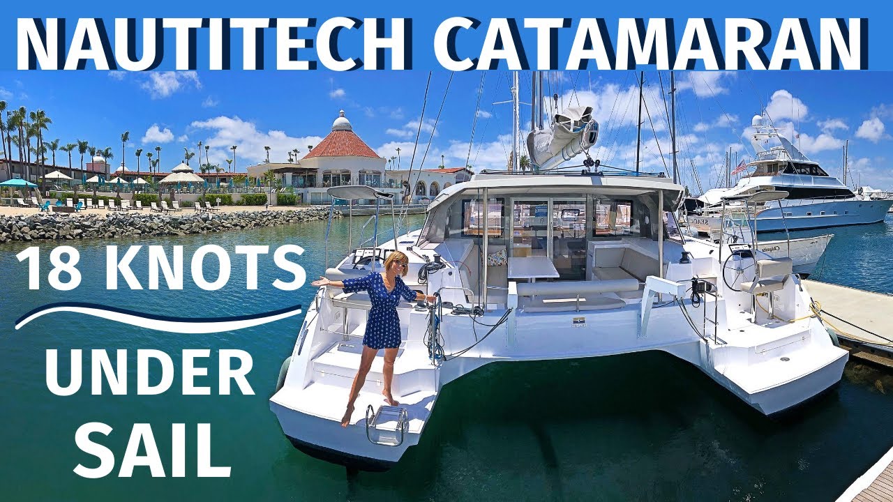 $ 599,000 2019 NAUTITECH OPEN 40 CATAMARAN YACHT TOUR / Fast Sailing Performance 18 узлов ПОД