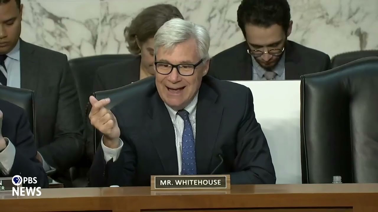 WATCH: Sen. Whitehouse questions FBI Director Patel in hearing on his leadership