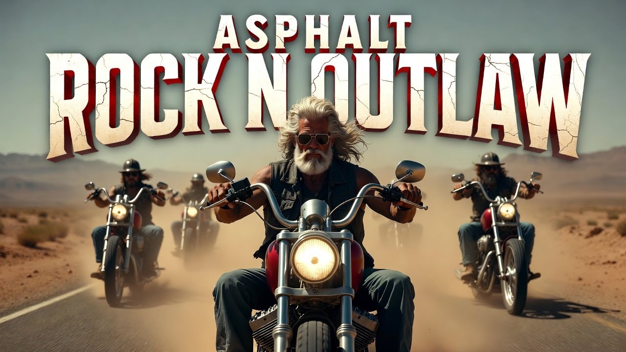 Asphalt Rock N Outlaw 🎸 Biker Sound 🔥 American Miles Fueled by Rock n Rol