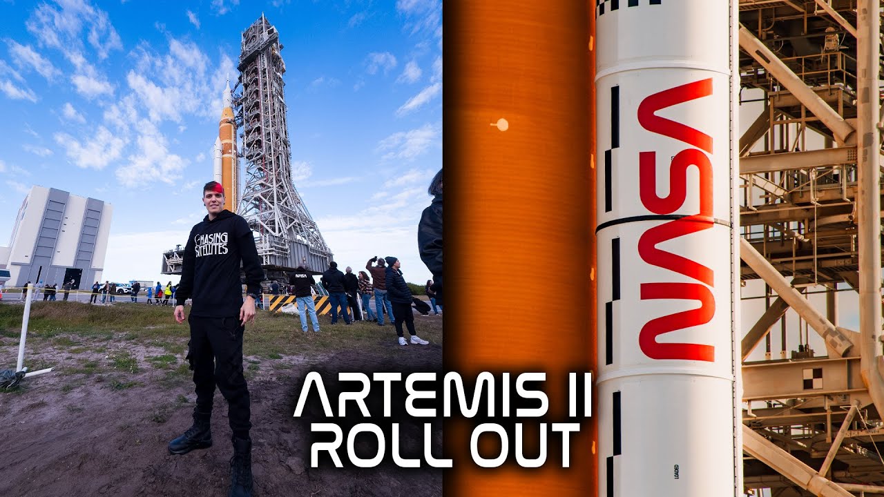 Photographing the Rocket that will get us back to the moon! | Artemis II Rollout