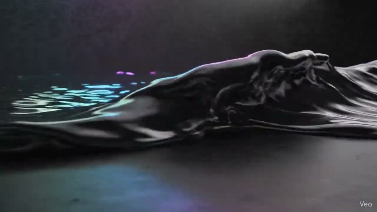 LIQUID METAL WAVE | PŁYNNY CHROM | NEONOWE ODBICIA