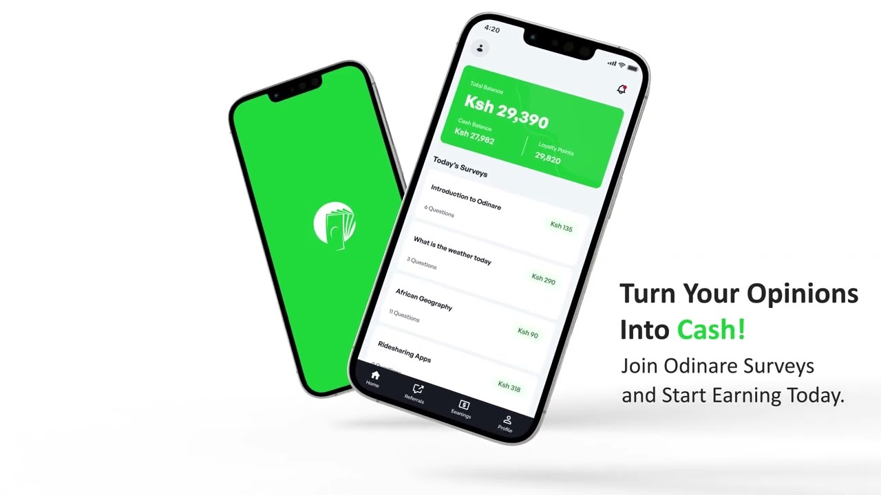 Odinare Paid Surveys App Features