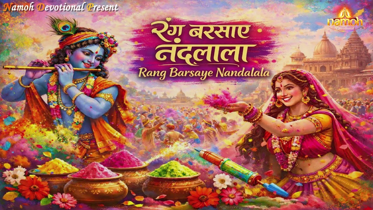 रंग बरसाए नंदलाला | Rang Barsaye Nandalala | New Hindi Devotional Bhajan 2026 | Holi Special Song
