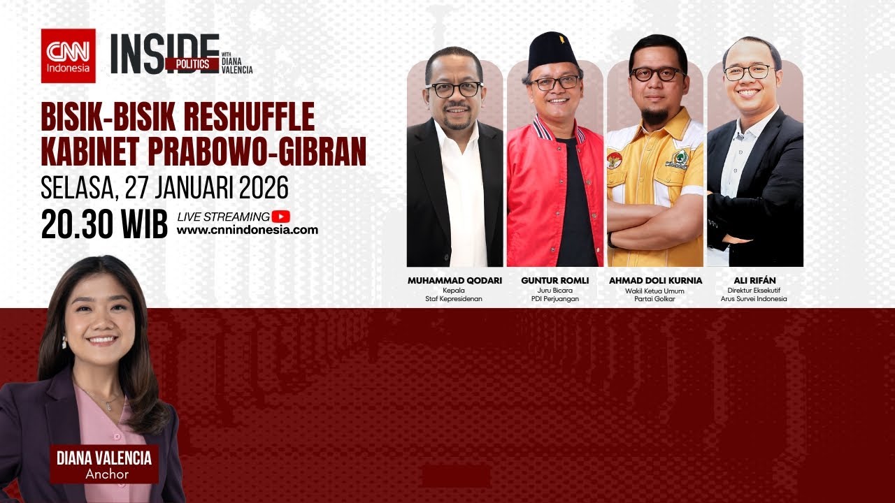 Bisik-Bisik Reshuffle Kabinet Prabowo-Gibran | Inside Politics with Diana Valencia