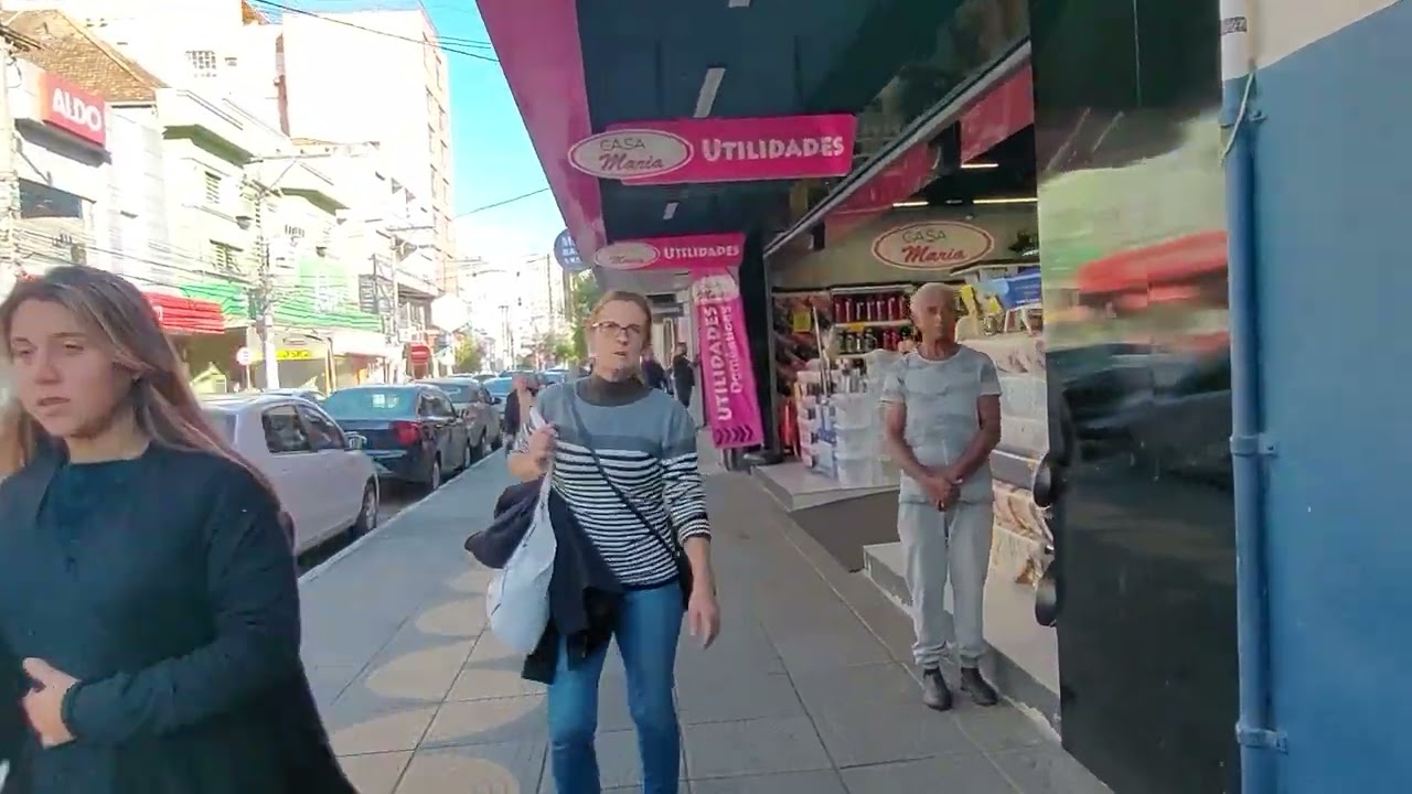 Caminhando pela Rua Independência (Rua Grande) - São Leopoldo/RS
