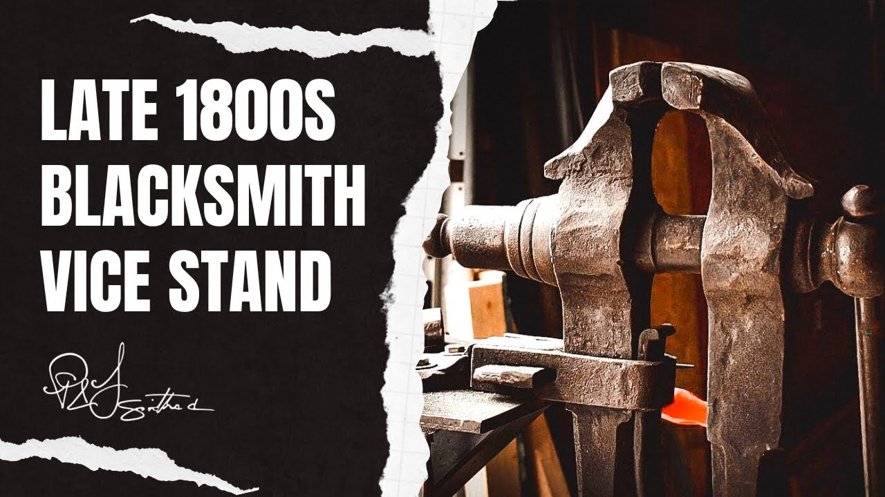 Late 1800s Blacksmith Vise Stand | PLSMITHED