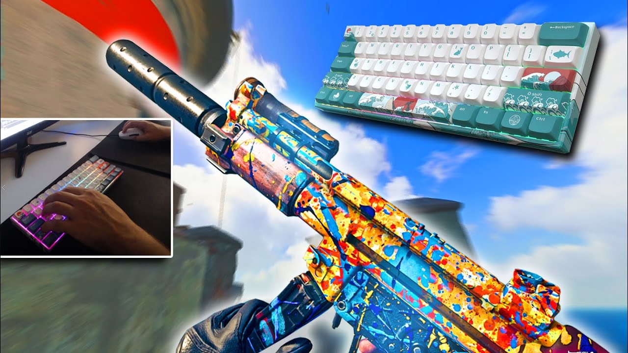 Warzone keyboard ASMR to relax/sleep to