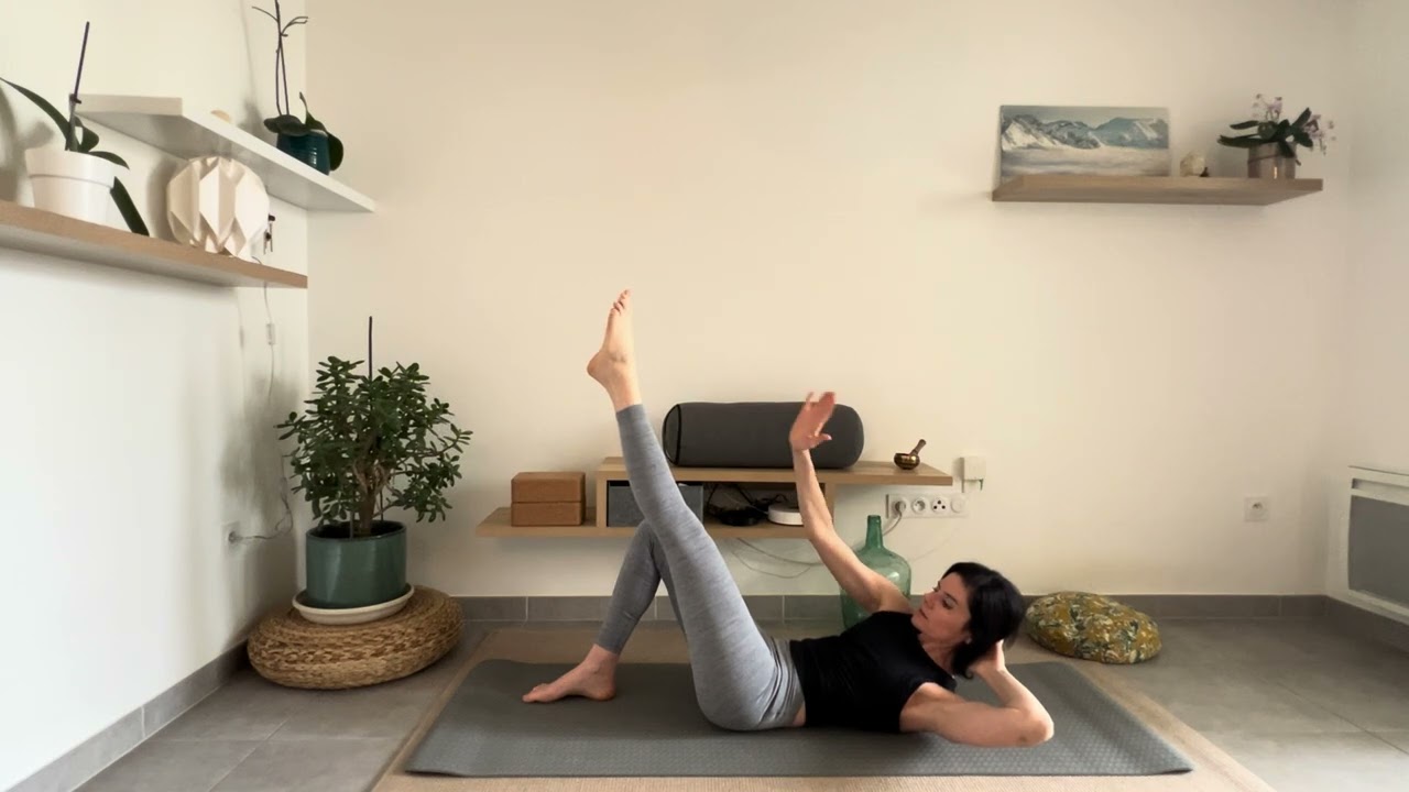 Pilates Abdos Profonds – 20 Min Renforcement de la Sangle Abdominale (Sans Matériel) 