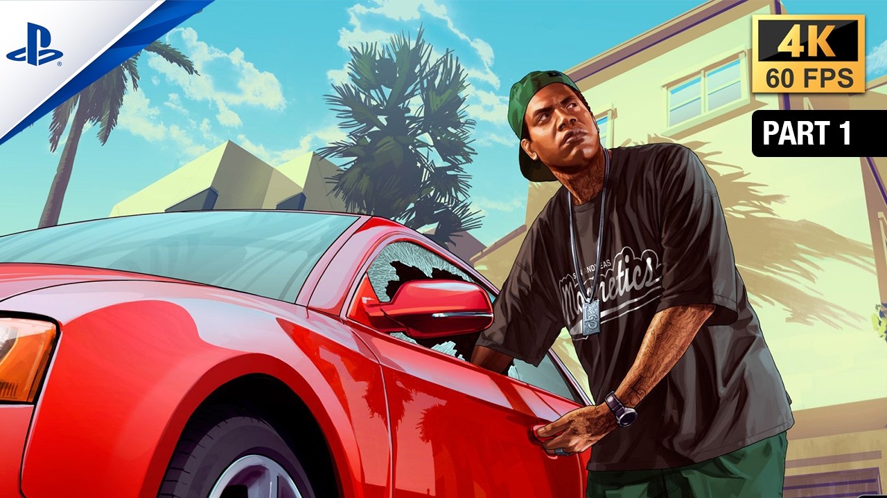 GTA V PS5 Gameplay PART 1 (4K 60FPS) - No commentary