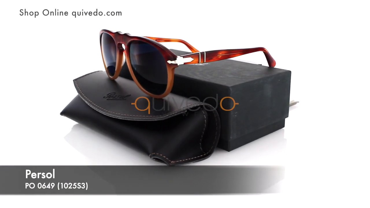 Persol PO 0649 1025S3 - Occhiali originali completi di confezionie e certificati