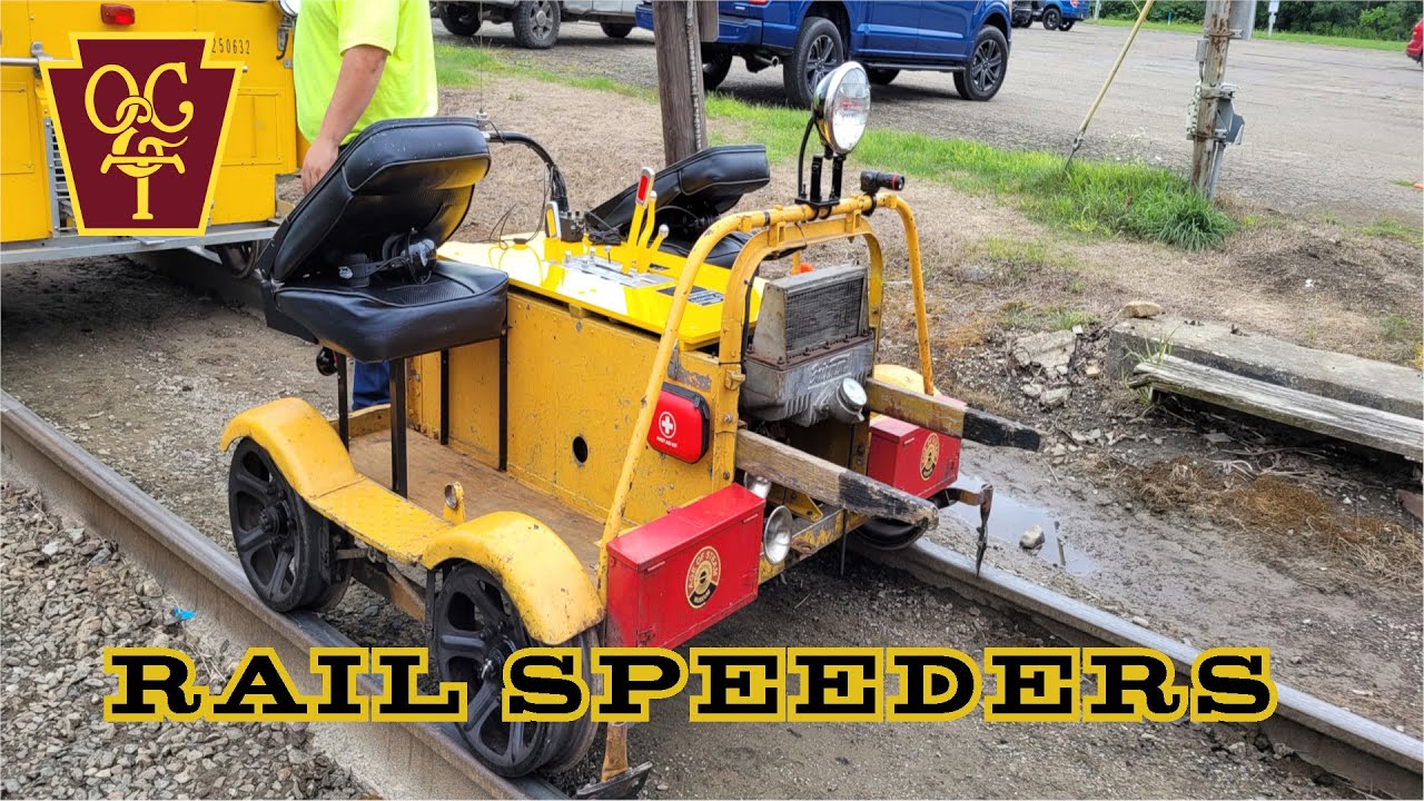 Oil Creek & Titusville Railroad Rail Speeders Aug 12, 2023