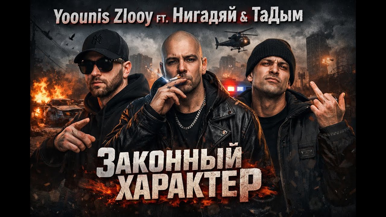 Yoounis Zlooy ft. Нигадяй & ТаДым - Законный Характер