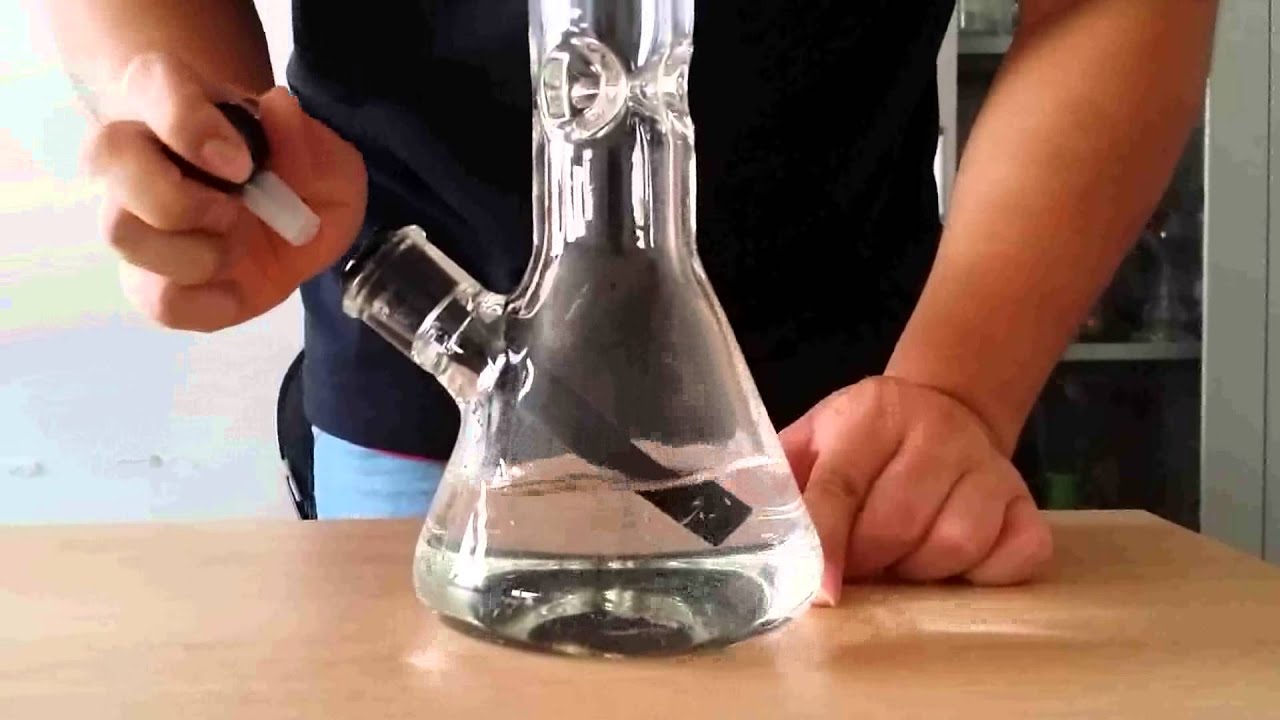 9mm Thick Height Glass Water Pipes glass bongs Classic Beaker Glass bongs