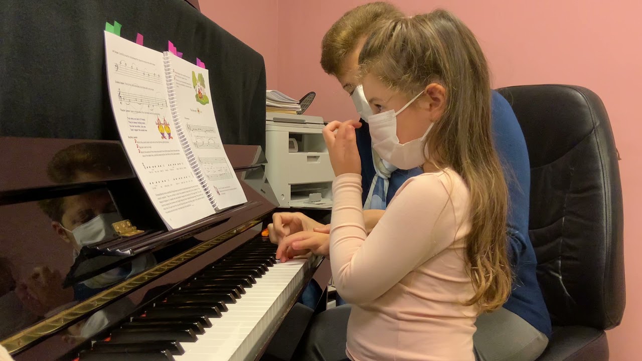 4 y.o. Clara. Exercises for fingertips